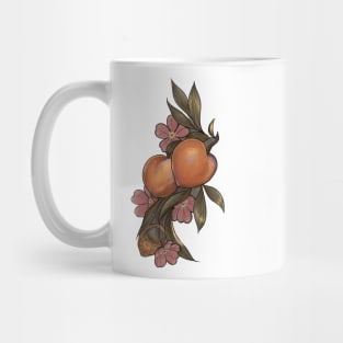 Neo traditional Georgia peach Mug